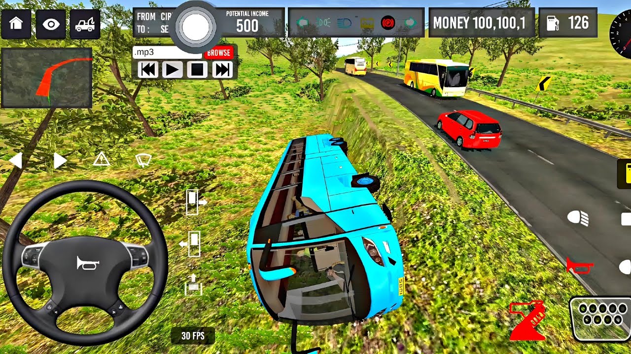 euro coach bus simulator || new coach bus simulator part-03 Android gameplay - JENNA BUS GAMER