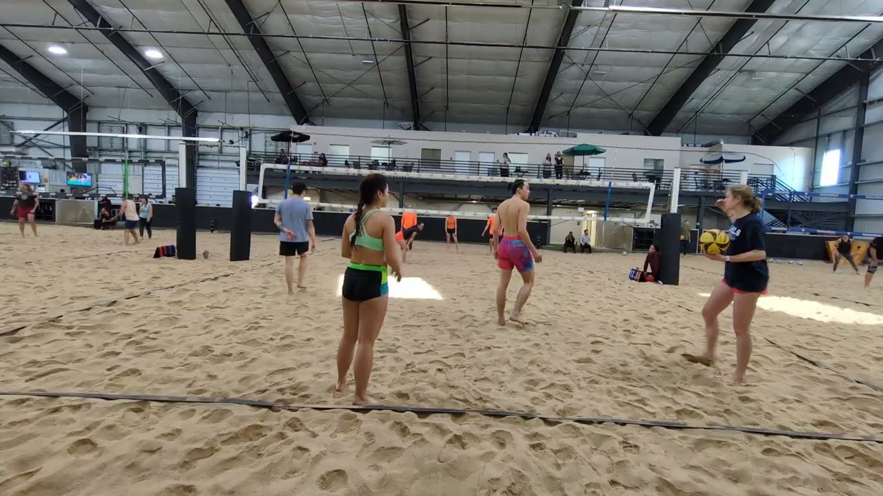 Sandbar Coed Quads Tournament 2/7 Semi's Set 2