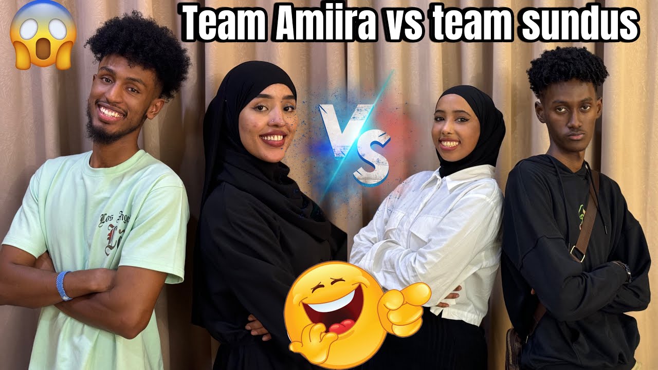 TEAM SUNDUS CUMEER IYO TEAM AMIRA CEYDA || SUNDUS OO QARAARTAY😂 BOOTO & CALAACAL😂