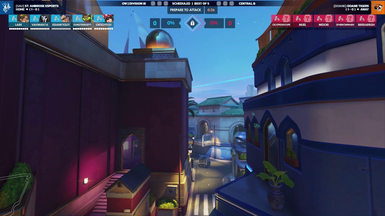 Overwatch - NECC Div 3 Week 2 vs. St. Ambrose