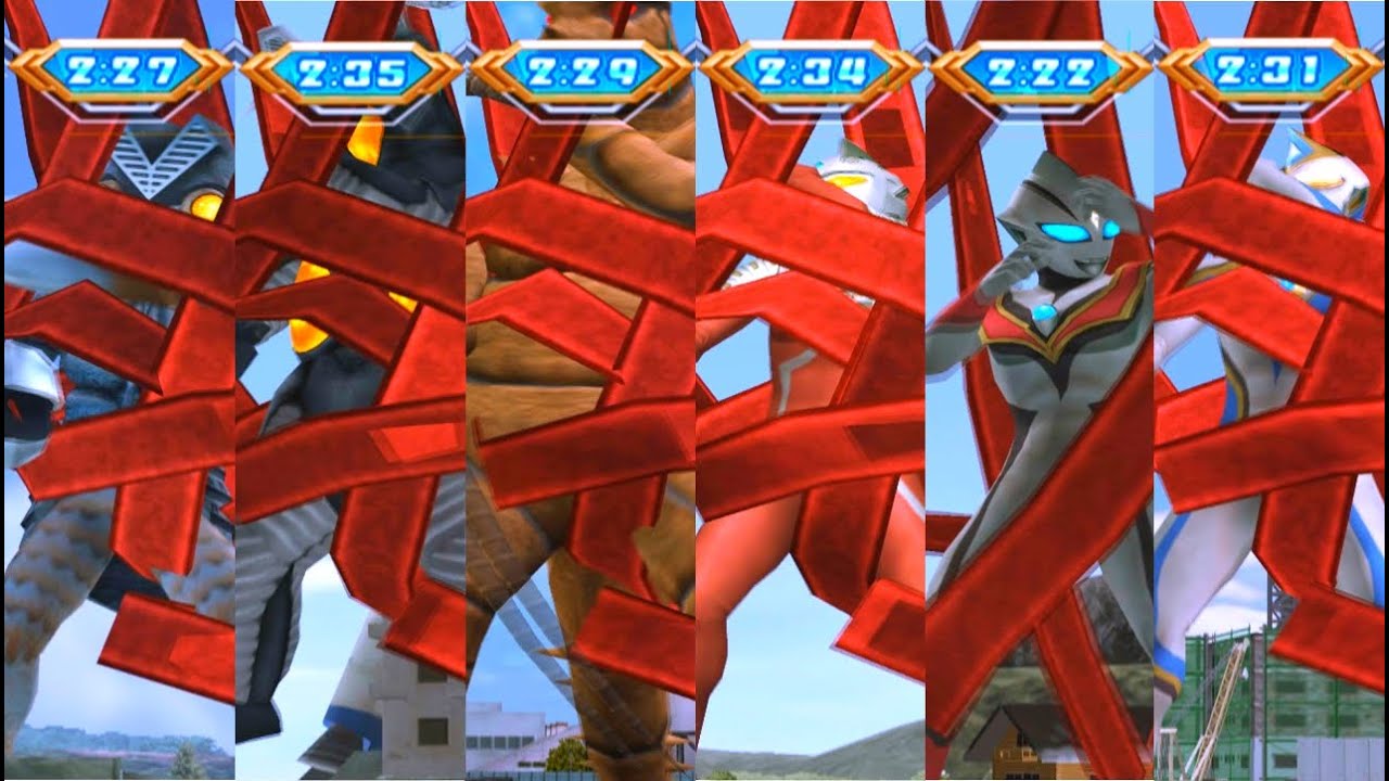 SILVER BLOOME ABSORB ALL MONSTER & FAKE ULTRA - ULTRAMAN FIGHTING EVOLUTION 3