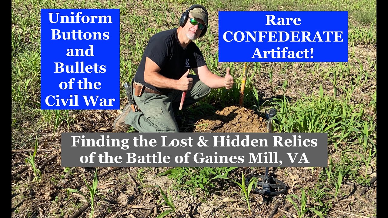 Rare CS Artifact Found Hunting the Civil War Battlefield - Buttons and Bullets Jumping Out At Me!