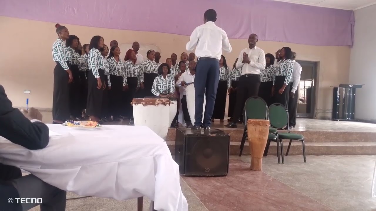 Maranatha church choir during consistory festival 