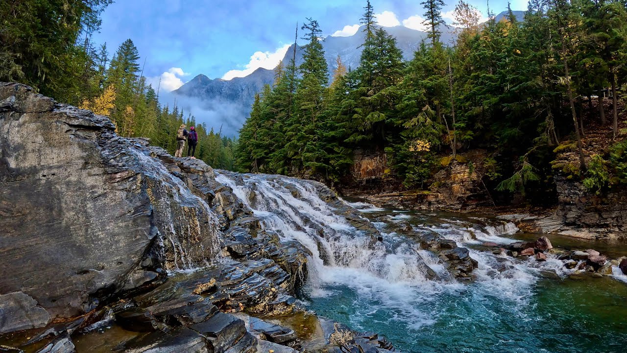 Sacred Dancing Cascade & McDonald Falls via the Upper McDonald Creek Trail in Glacier National Park