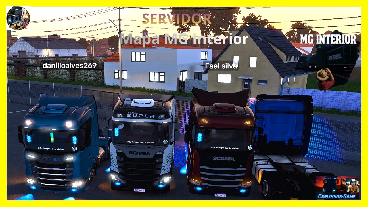 Explorando o  ETS2 - Mapa MG INTERIOR!
