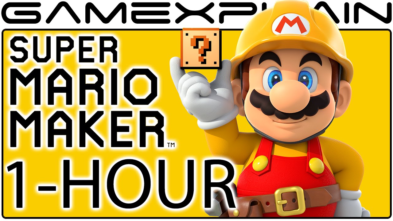 1-Hour of Super Mario Maker Gameplay (Livestream Archive)
