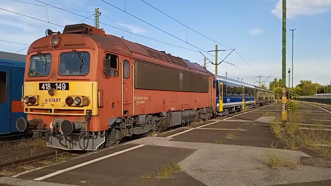 418 149 Csörgő indul 149-es vezérlővel KÖKI-ről