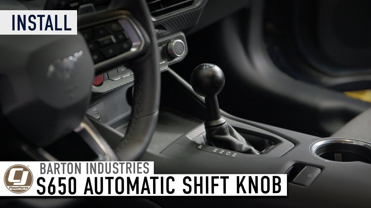 2024 Mustang | Barton Automatic Shift Knob Installation & How-to #mustang