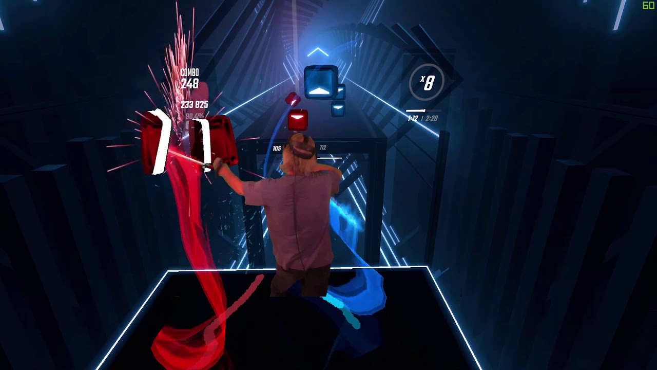 Beat Saber - Mood - 24kGoldn [Faded99 + Z-ANESaber] (Expert) - Mixed Reality