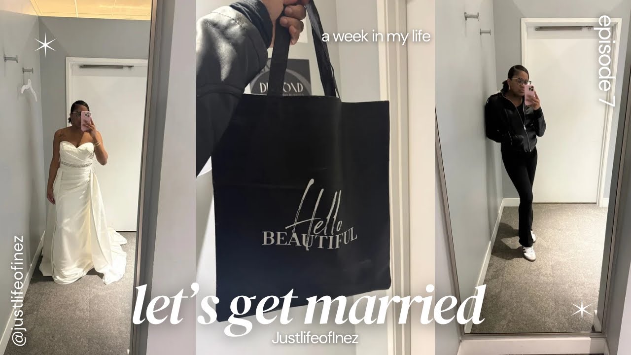 Wedding Dress Shopping Day 👰🏾‍♀️ | Life Lately Vlog