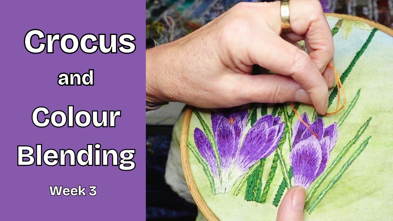 Single Strand Shading Technique | Making Embroidered Flowers Look Real