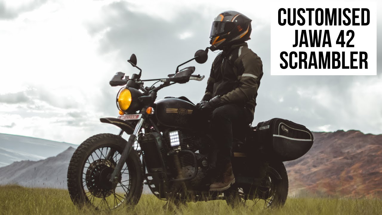 HANLE to TSO MORIRI : Ladakh | Custom Jawa 42 SCRAMBLER
