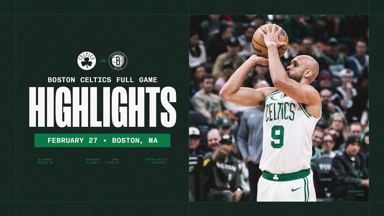 Boston Celtics dominują nad Brooklyn Nets 148-111 | Rozszerzone skr&oacute;ty