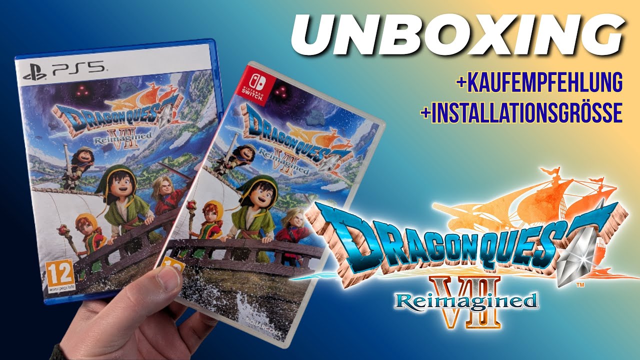 Dragon Quest VII Unboxing & Kaufempfehlung für die einzelnen Versionen