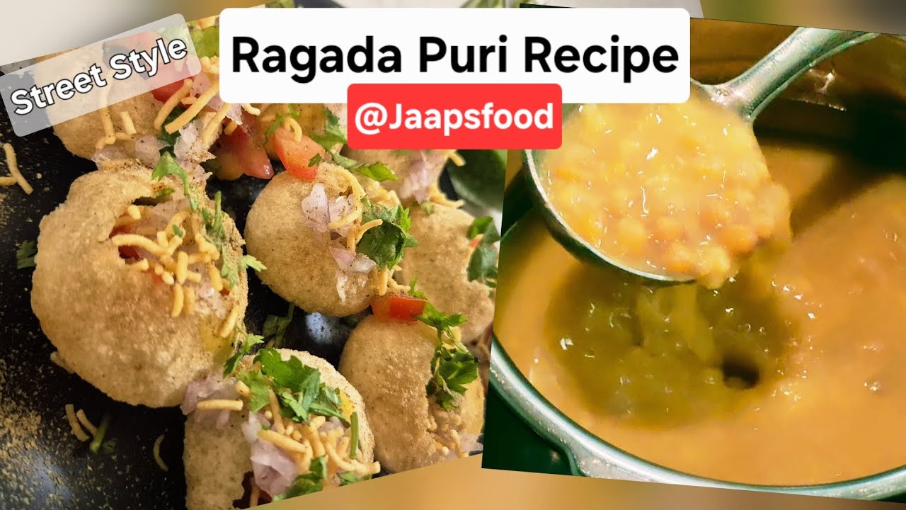 Ragada Puri Recipe | Street Style Chaat at Home! 😋🌶️@Jaapsfood
