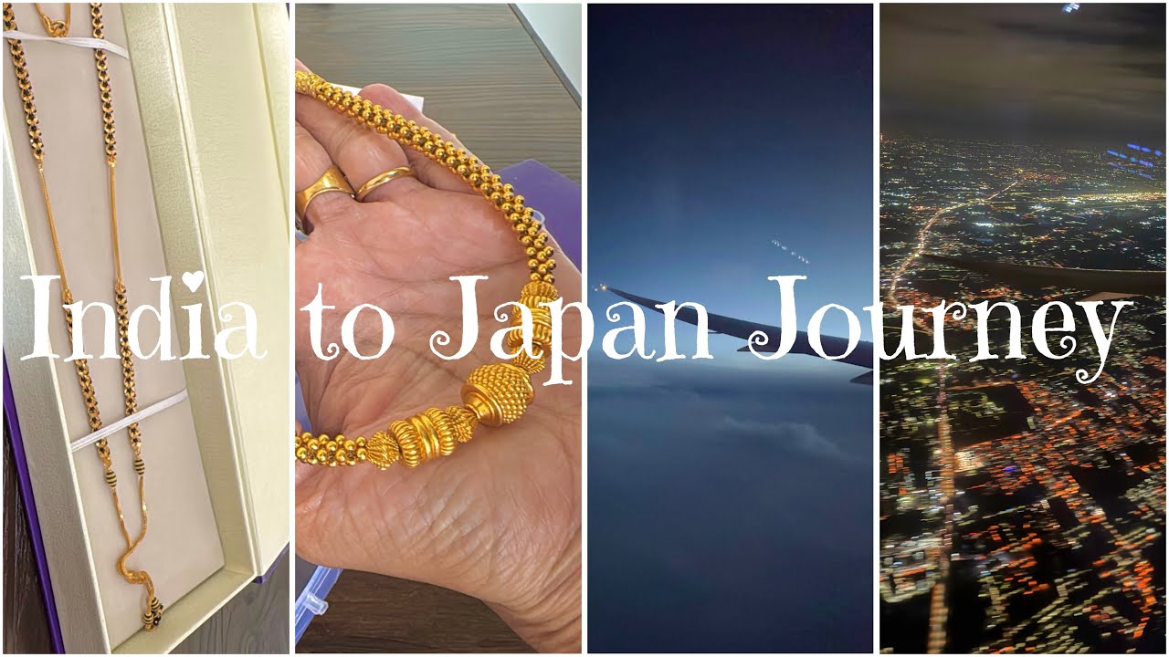 PNG Jewellery Unboxing & India to Japan Travel Vlog | Hyderabad to Tokyo Journey 