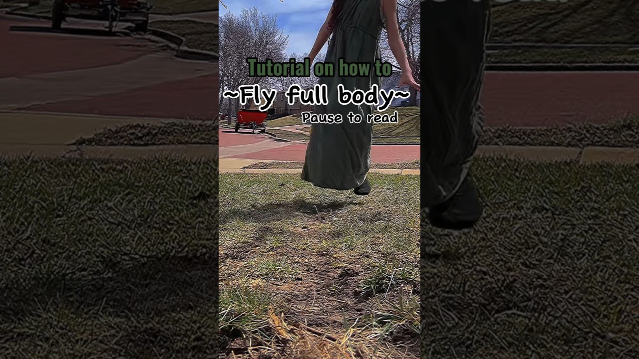 Tutorial on how to fly full body #funny#fairy#answer#fairyfly #dancesteps#flyingfairy #fairyroleplay