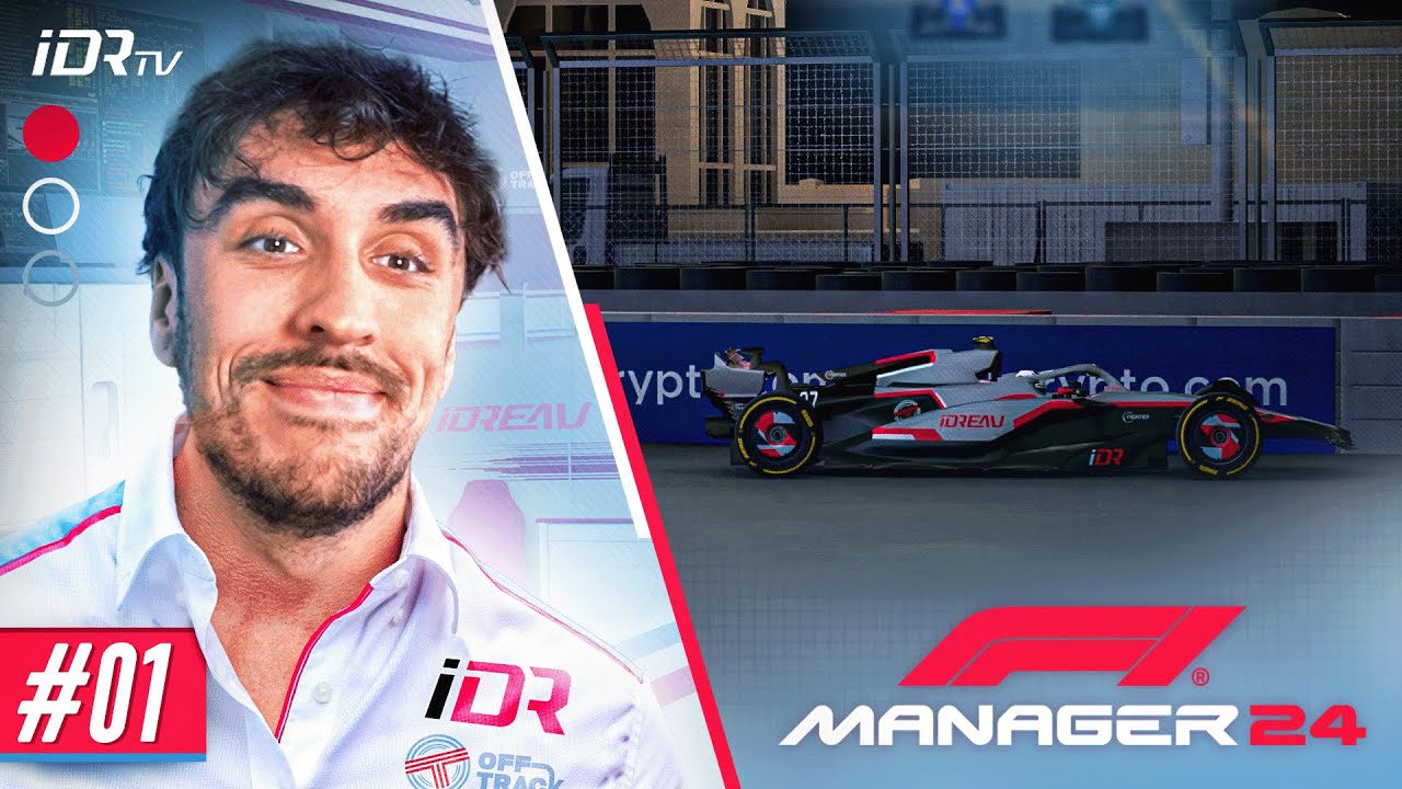 JE CRÉE MON ÉQUIPE AVEC MA PROPRE LIVRÉE ! - MyTeam IDREAU Racing Team F1 Manager 24 #01