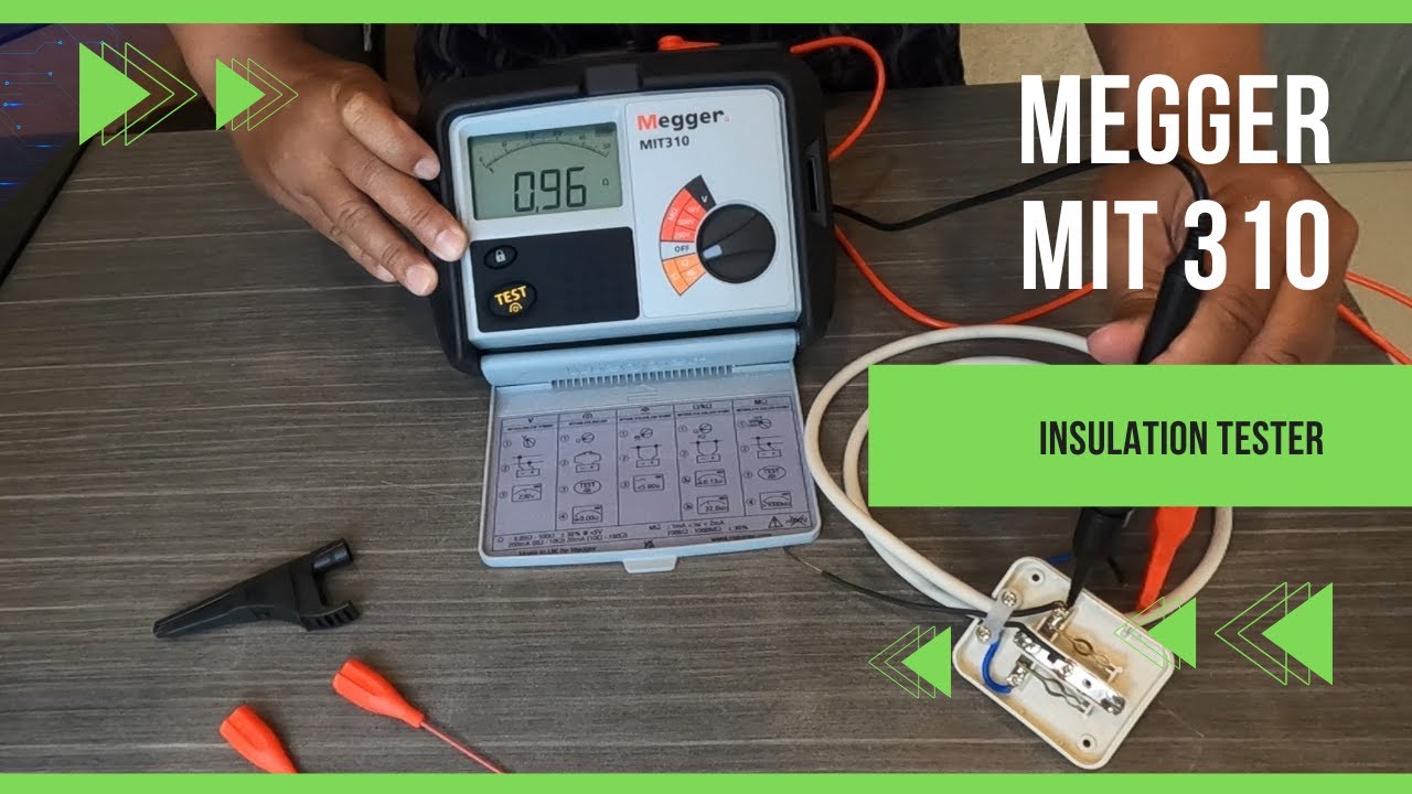 Cara Menggunakan Megger MIT 310 Insulation Tester