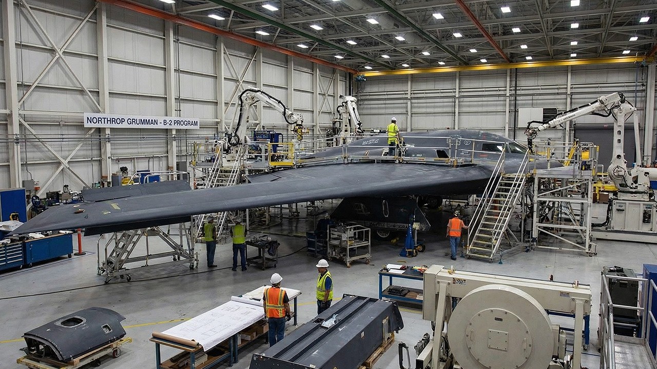 Как в условиях полной секретности создается дух B-2Завод по производству бомбардировщиков-невидимок