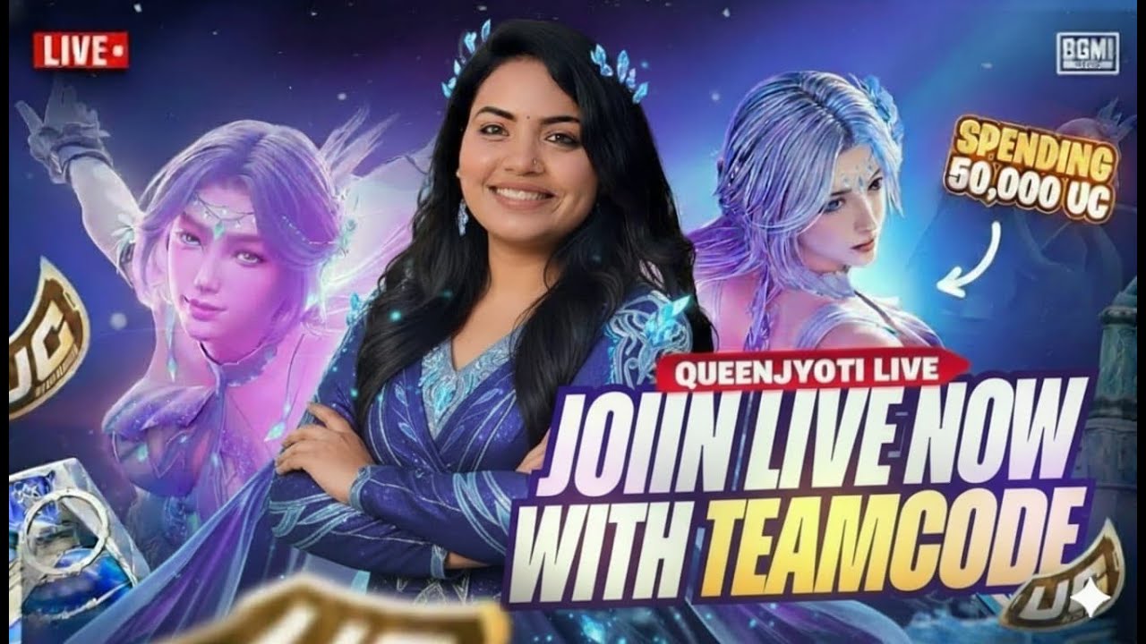 TEAM CODE ALERT 🚨 | BGMI LIVE NOW🔥| IGQUEENJYOTIYT  #bgmi #shorts #girlgamer #live
