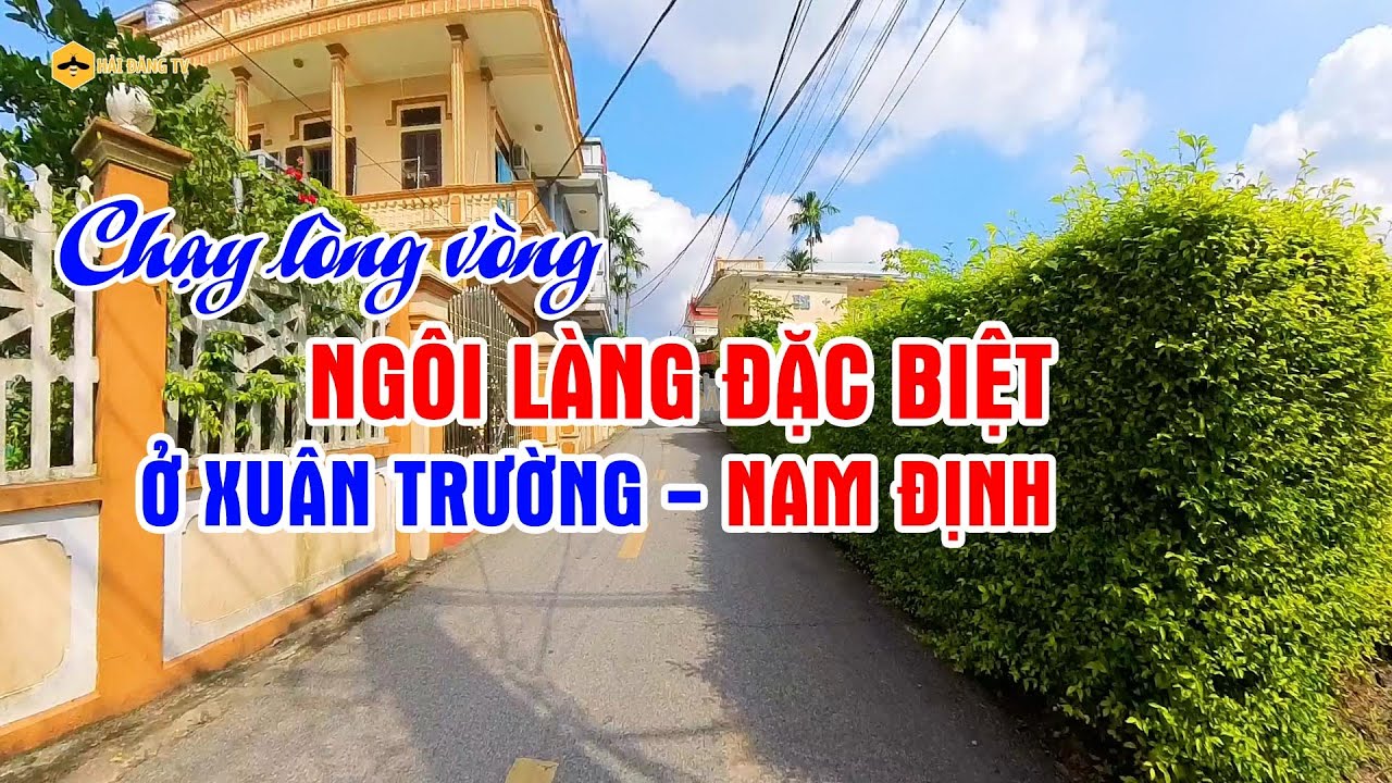 Chạy lòng vòng NGÔI LÀNG ĐẶC BIỆT hình cá chép tại NAM ĐỊNH