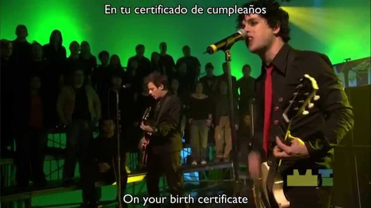 Green Day - Letterbomb (Sub. Espa&ntilde;ol - Ingles)