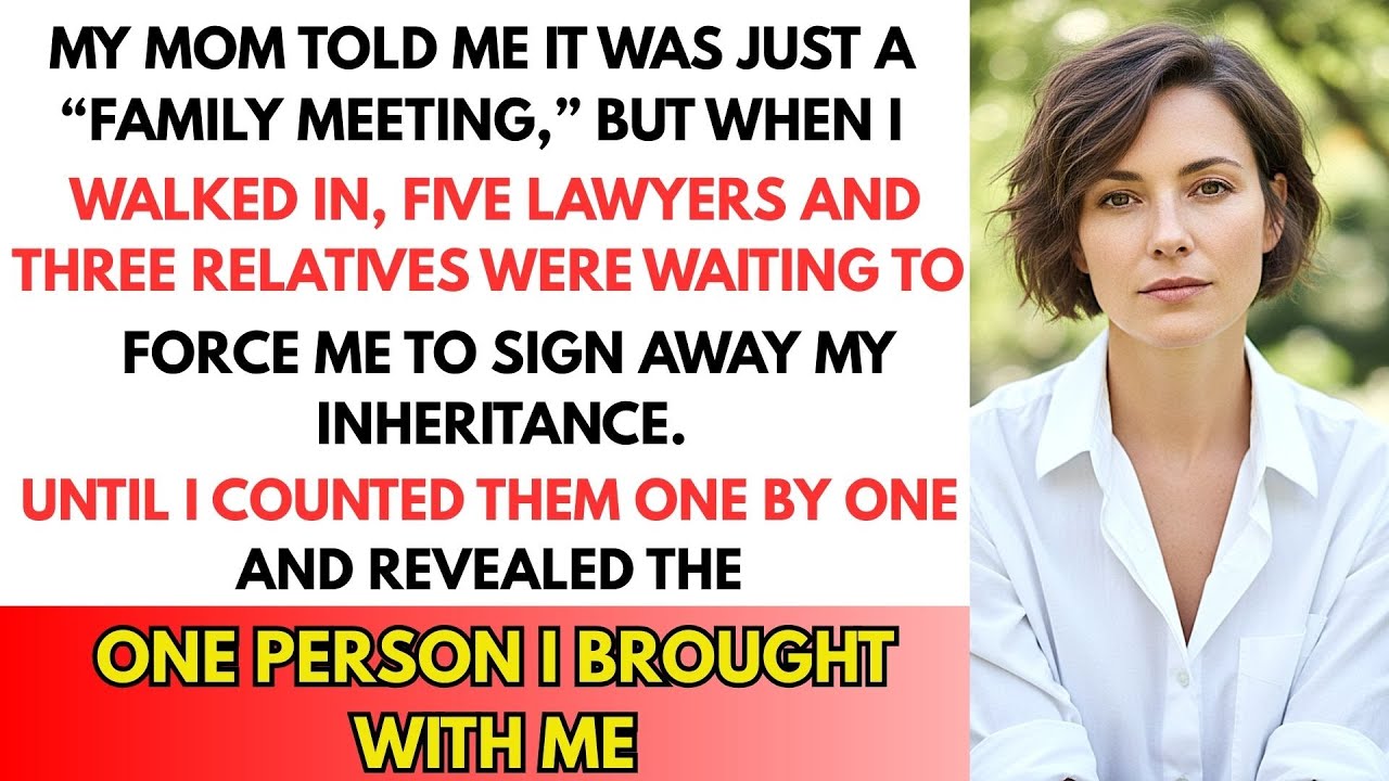 My Mom Tricked Me Into a Family Meeting — When I Refused to Hand Over the Inheritance, They...