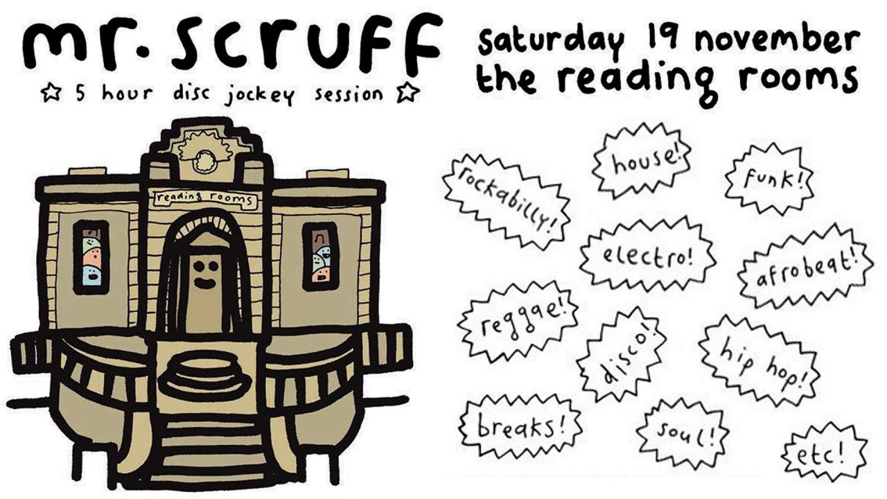 Mr Scruff @ Reading Rooms Dundee - 19/11/2016