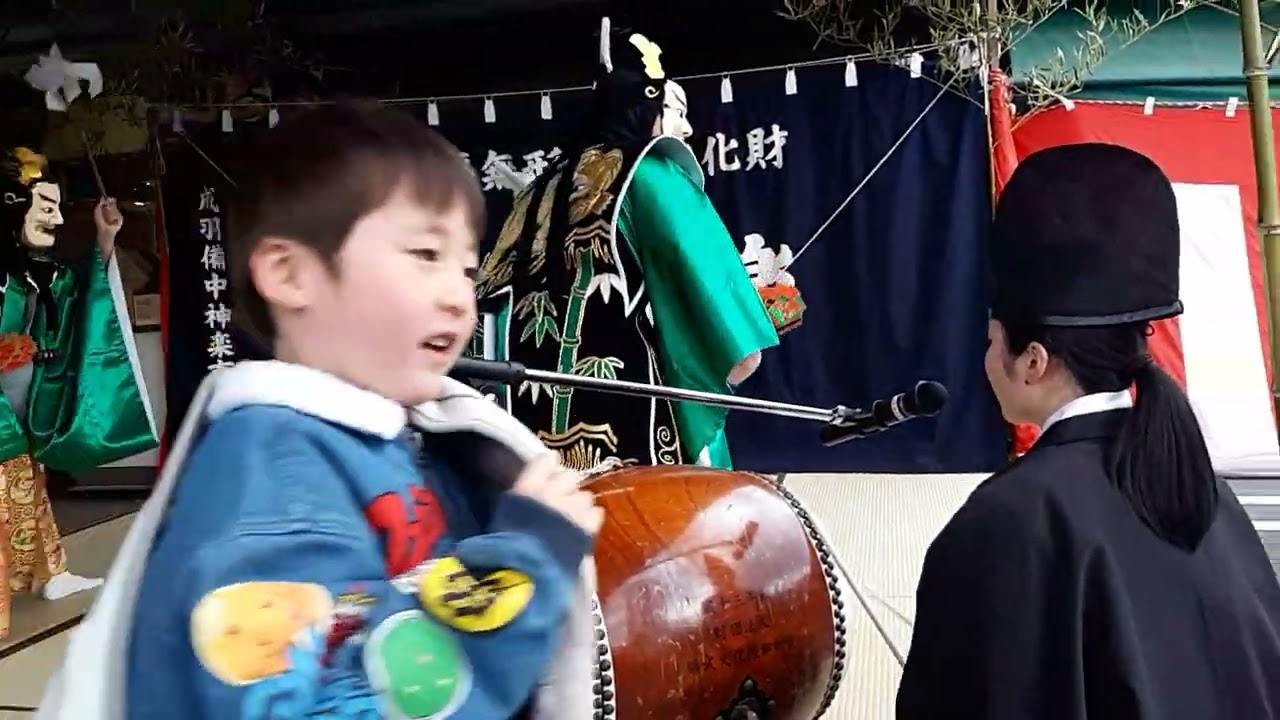 たね井や成羽備中神楽育成会を見に行きました