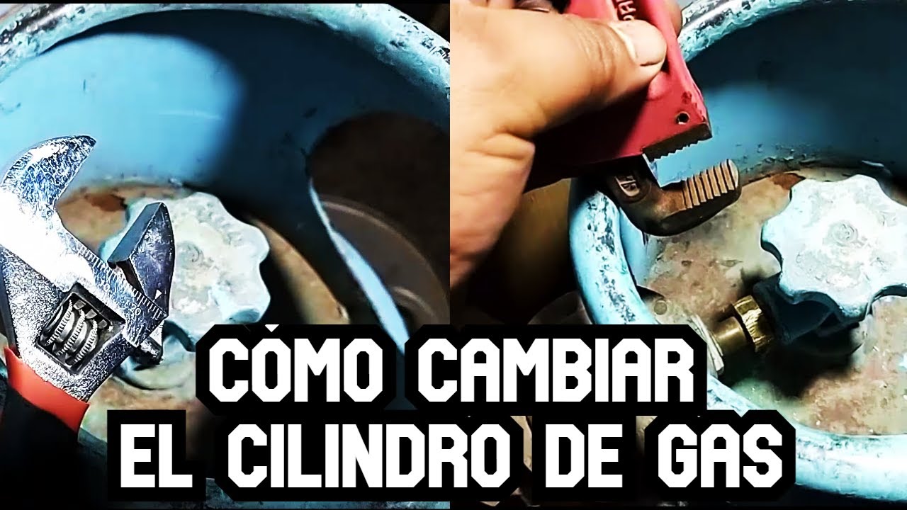 COMO CAMBIAR UN CILINDRO DE GAS O TANQUE
