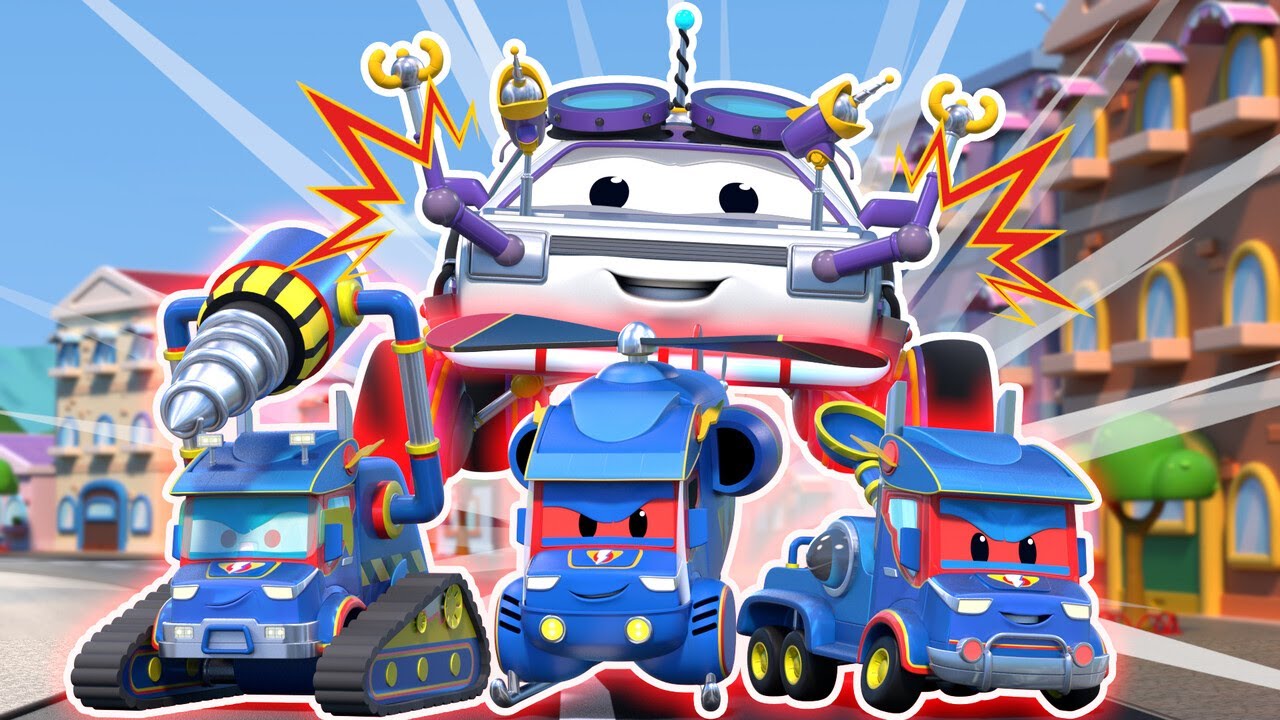Super Spider Truck kloons vallen aan| Auto & Truck Redding voor Kinderen