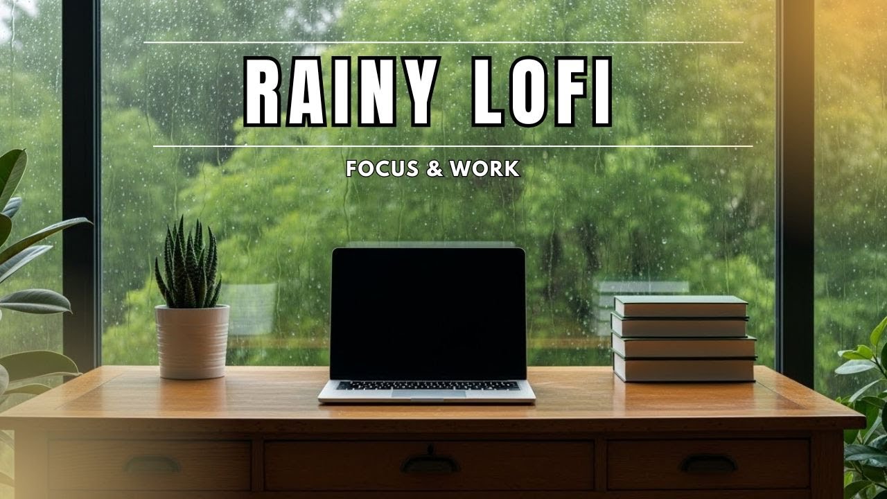 When Gentle Rain Fills the Air 🌧️ Chill LoFi Beats for Quiet Focus and Sleep