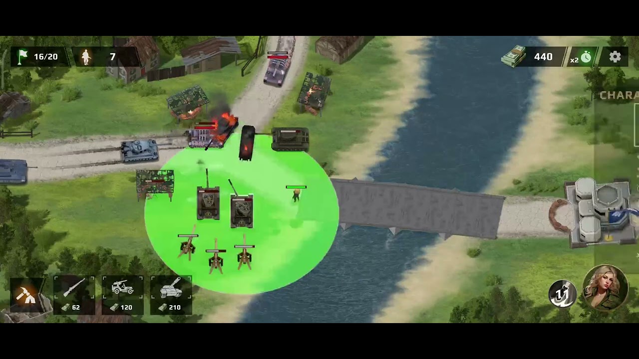 WWII Defence - Chapter 20. RIVERSIDE VILLAGE (Hard Difficulty)