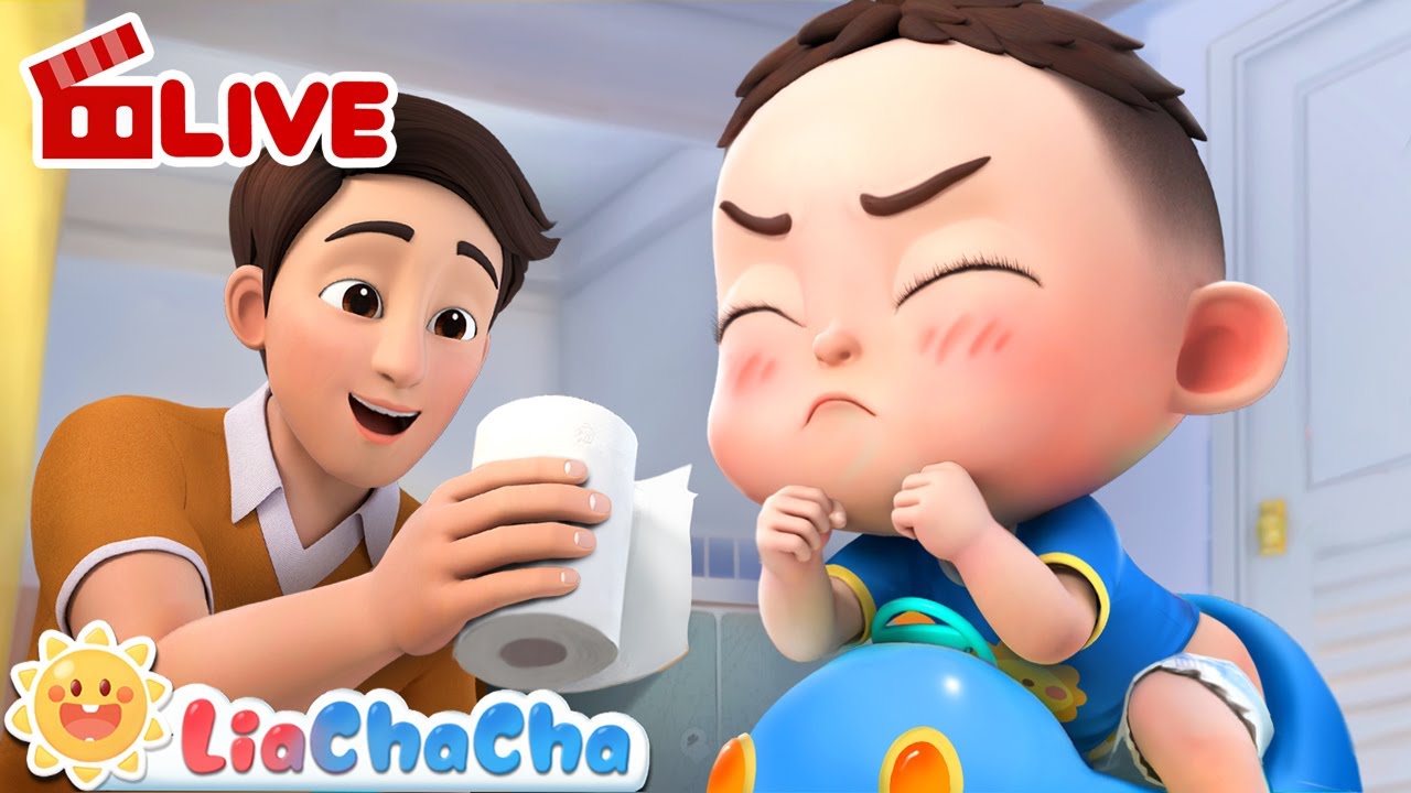 🔴Time to Go Potty | Healthy Habits for Babies | Educational Nursery Rhymes | LiaChaCha