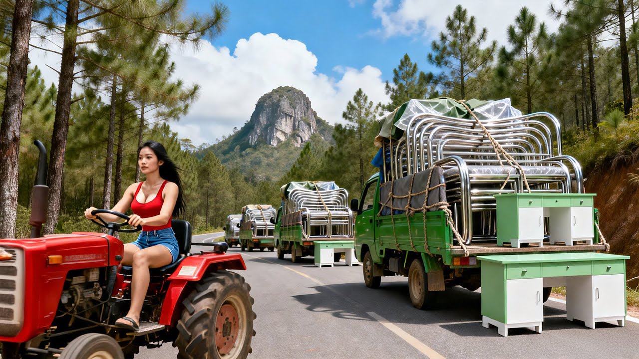 Use Truck to Transport Wedding Theaters, Transporting Cupboards & Study Desks