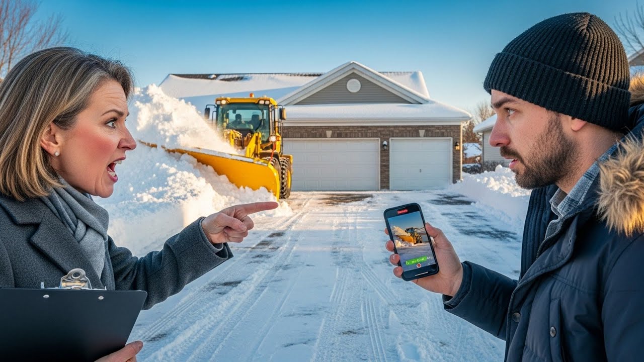 HOA Kept Blocking My Garage With Plowed Snow, Too Bad I Documented Every Single Instance On Film