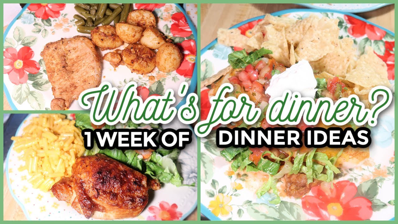 WHAT'S FOR DINNER? #275 | 7 Real-Life Family Meal Ideas