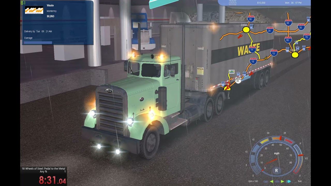 18 Wheels of Steel: Pedal to the Metal Speedrun Any% - Employee [World Record/ 04:21:42]