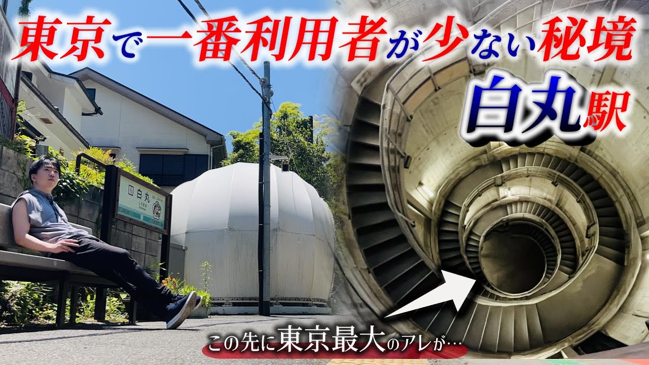 【無人の秘境駅】東京で1番利用者が少ない駅にある東京最大の魚道が凄かった【JR青梅線 白丸駅】