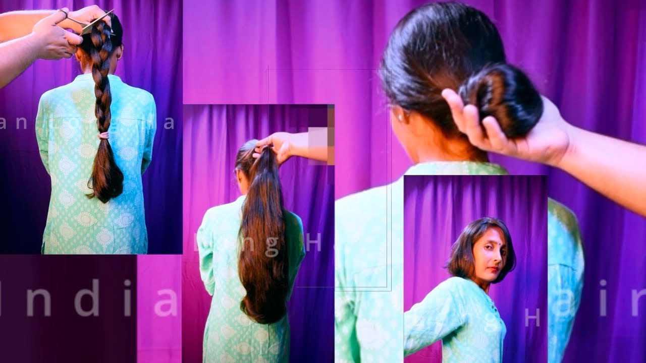 Beautiful Rapunzel Housewife Supriya Crying Haircut | Part 02 Extreme Scissors Play Trailer |