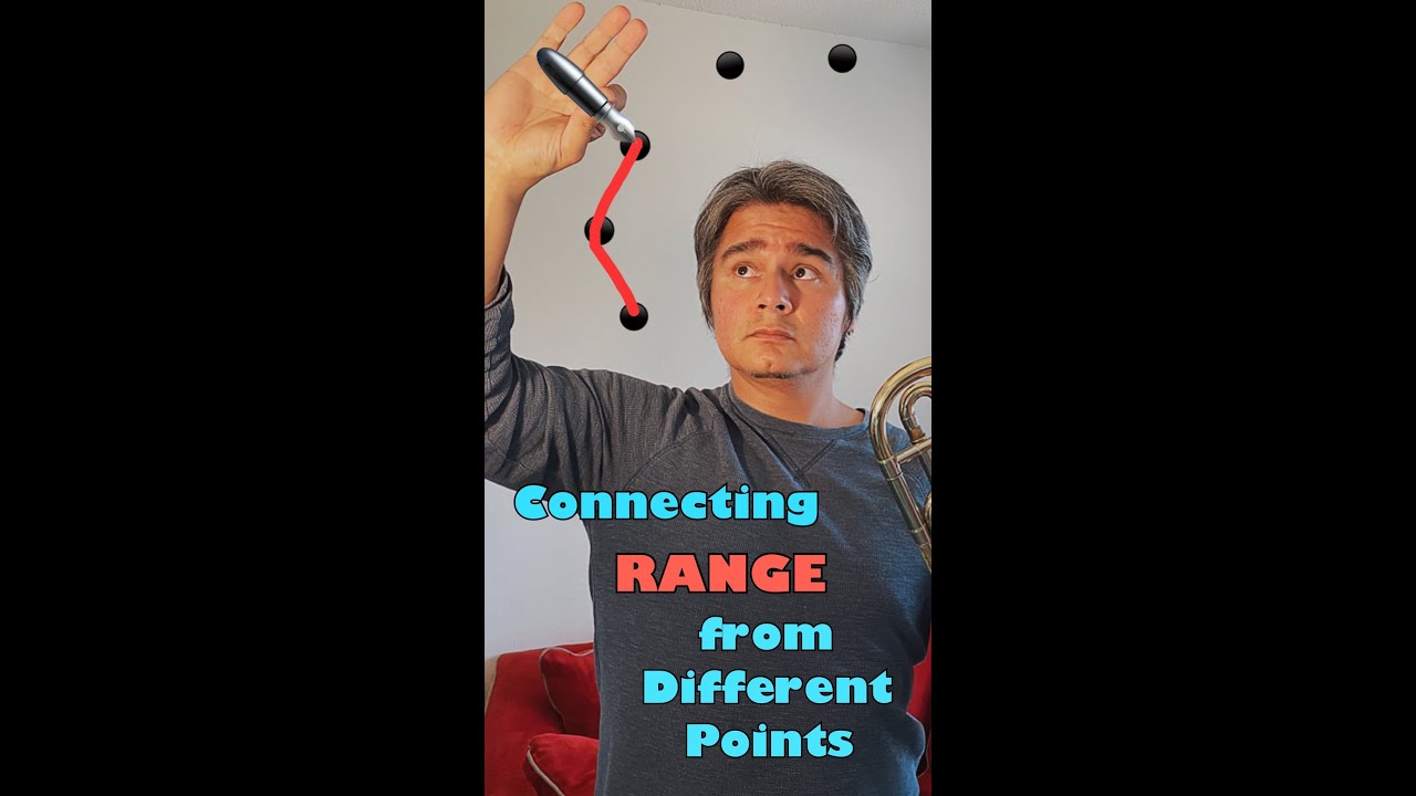 Connecting the Dots - Trombone RANGE #shorts
