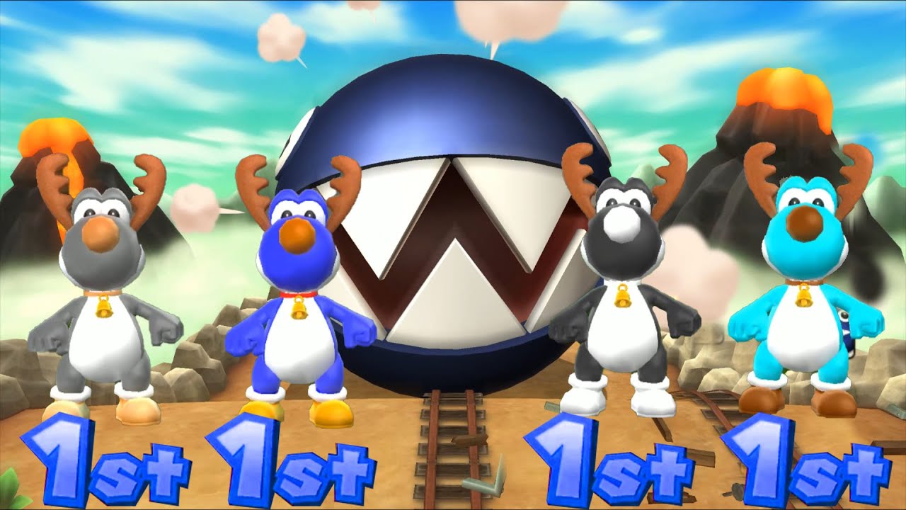Mario Party 9 Mod - Minigames Boss - Kamek Vs Shy Guy Vs Koopa Troopa Vs Luigi