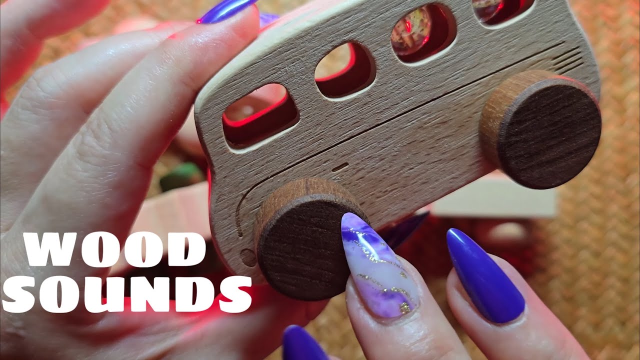 Wooden Car ASMR 🚗 | Soft Wooden Textures for Deep Relaxation 🌿