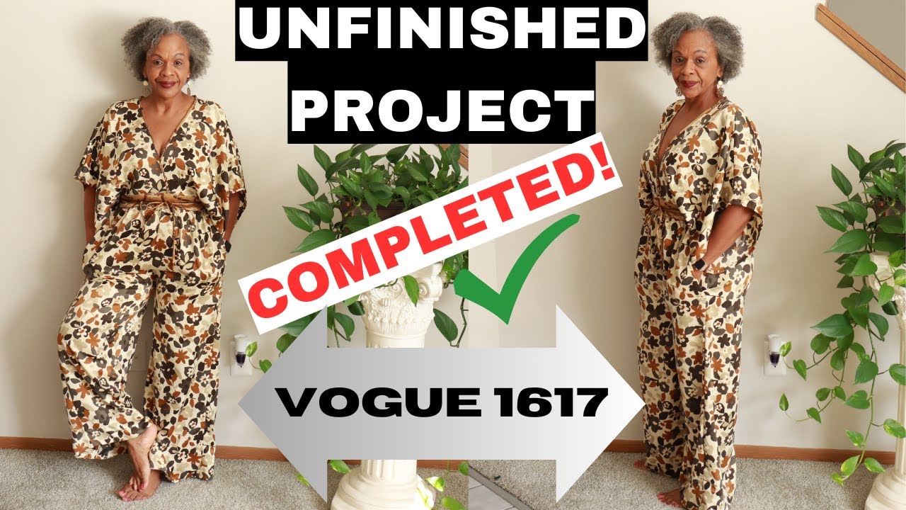 THE SECOND TIME AROUND DON'T GIVE UP!!! #sewing #sewingpatterns #vogue1617 #completedproject #V1617