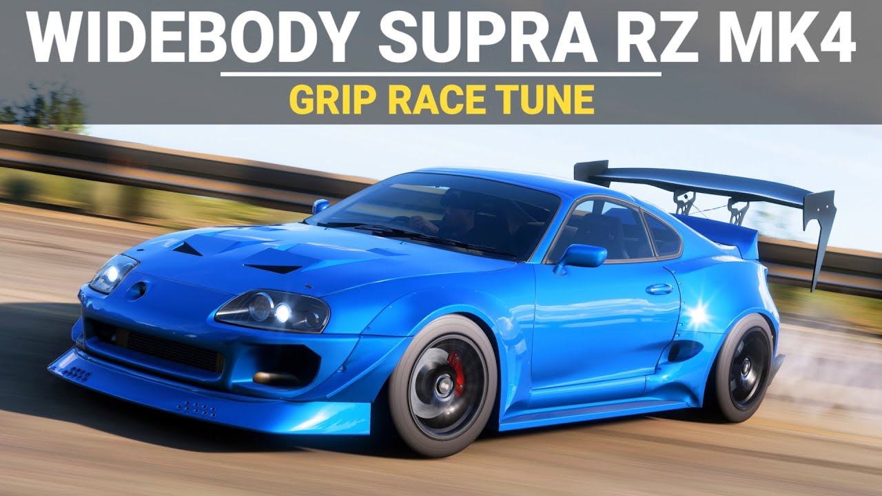 Forza Horizon 5 Tuning - 1998 Toyota Supra RZ MK4 - FH5 Widebody Grip Race Build, Tune & Gameplay