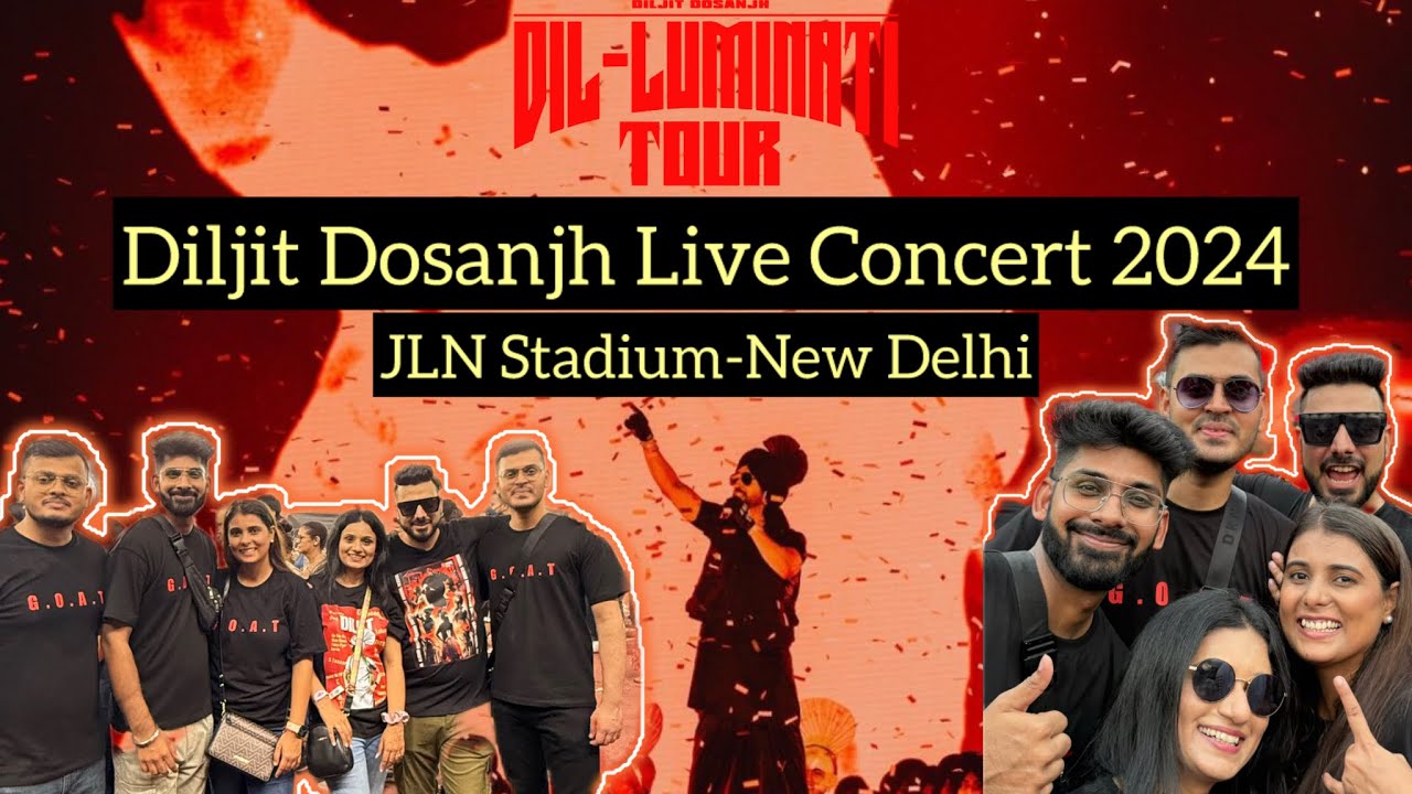 Diljit Dosanjh Live in Delhi | JLN Stadium | Dil-Luminati Tour |