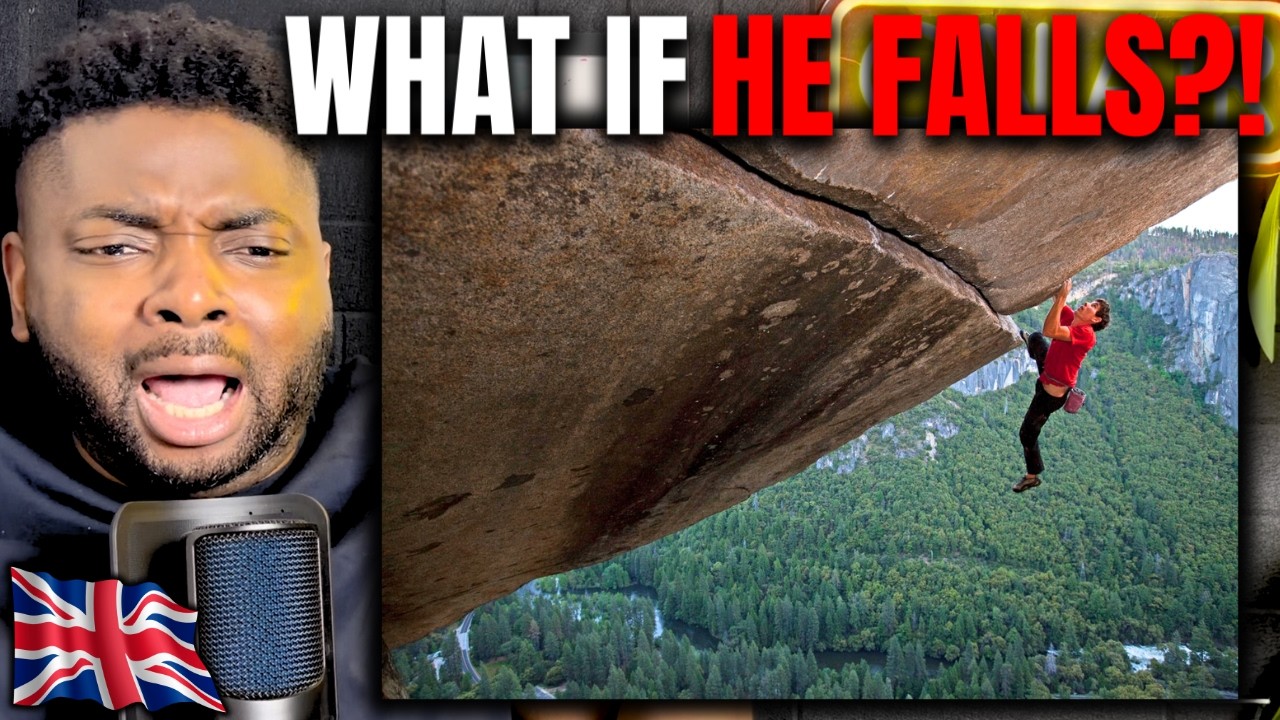 Brit Reacts To WHAT IF HE FALLS! THE TERRIFYING REALITY OF FREE-SOLO CLIMBING!