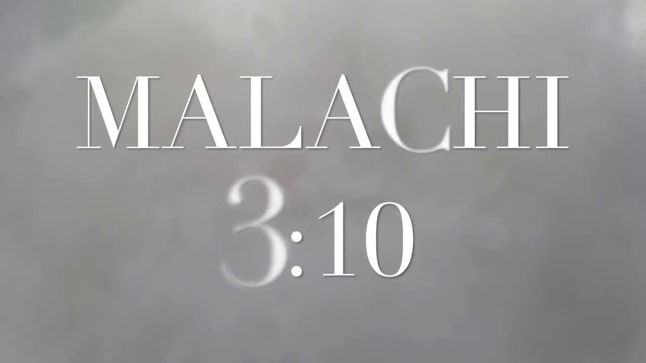 MALACHI 3:10