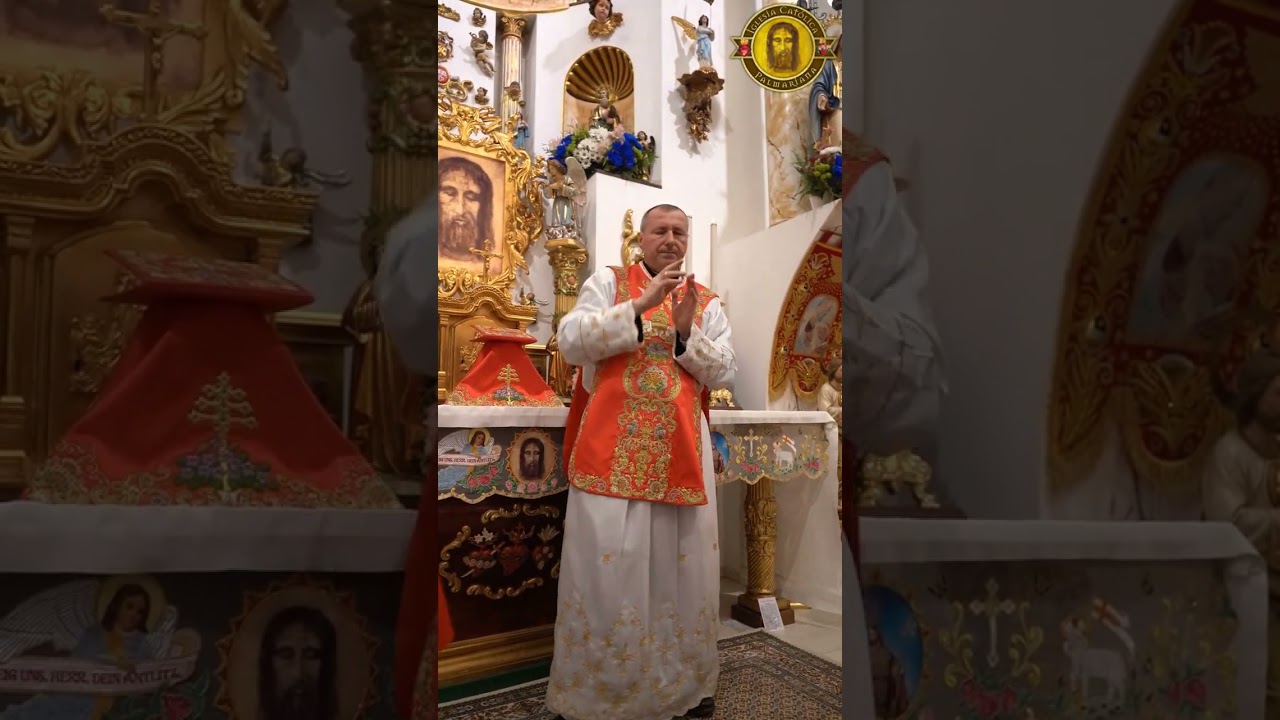 His Holiness Pope Peter III celebrating Holy Mass for the Palmarian Faithful in Germany